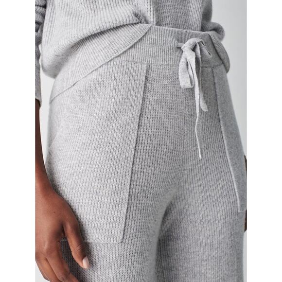 Faherty Cloud Cashmere Pants in Foggy Grey S - Picture 3 of 5